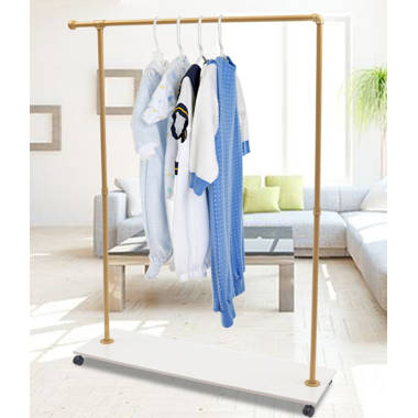 Gold best sale clothing rack